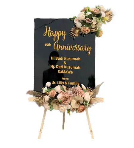 Papan Bunga Akrilik Sudah