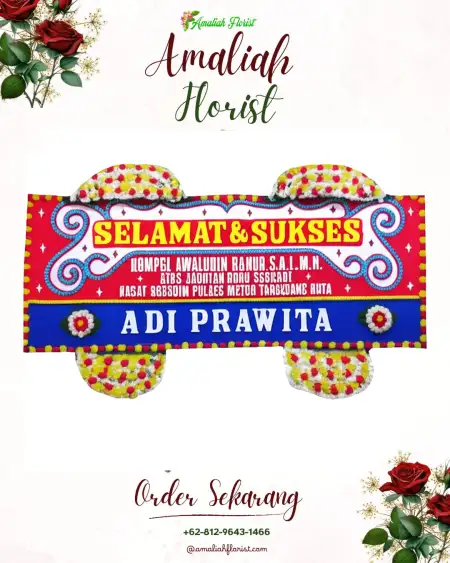 Papan Bunga Ucapan Selamat Sudah