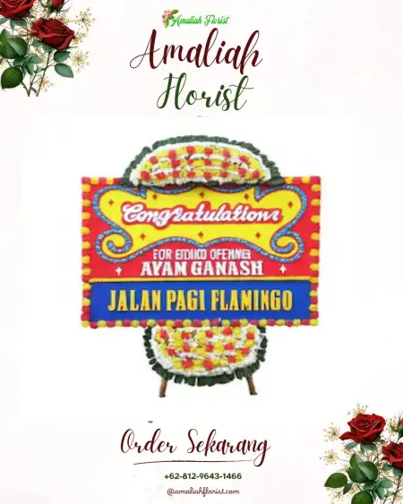 Sewa Papan Bunga Sudah